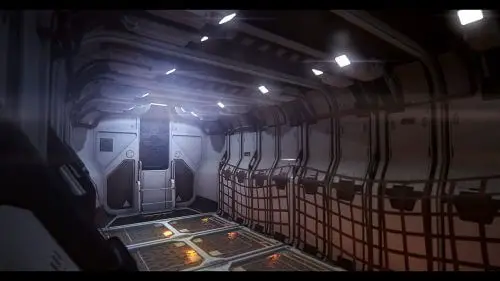 Star Citizen Avenger Titan cargo area.